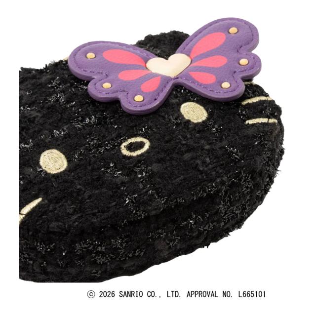 アナスイ ハローキティ ポーチチャーム HELLO KITTY レディース 318423 ANNASUI ミニポーチ キティ ツイード_5