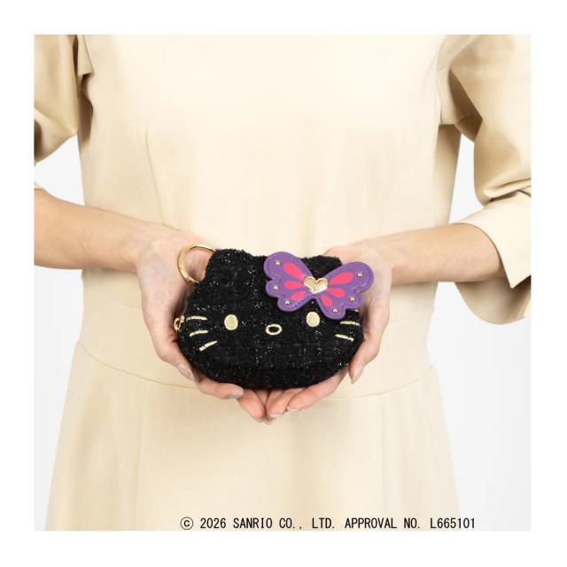 アナスイ ハローキティ ポーチチャーム HELLO KITTY レディース 318423 ANNASUI ミニポーチ キティ ツイード_7