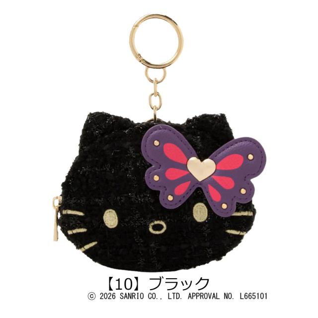 アナスイ ハローキティ ポーチチャーム HELLO KITTY レディース 318423 ANNASUI ミニポーチ キティ ツイード_8