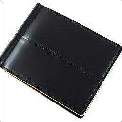 レビュー投稿で+5％還元】青木鞄 3699 10 札バサミ ブラック 枯淡