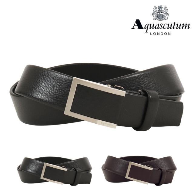 【レビュー投稿で+5％還元】アクアスキュータム ベルト 本革 日本製 バックルタイプ AQB-00621 Aquascutum 牛革 レザー ビジネス カジュアル フォーマル