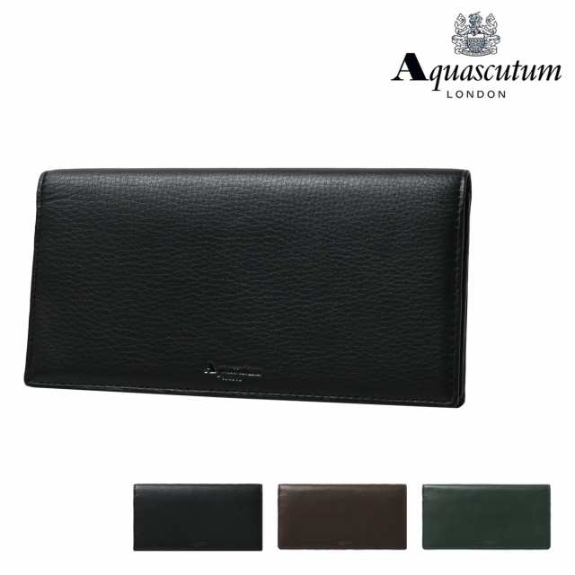 【レビュー投稿で+5％還元】アクアスキュータム 長財布 メンズ 本革 オールダム 3140119 Aquascutum 牛革 レザー 開運 一粒万倍日