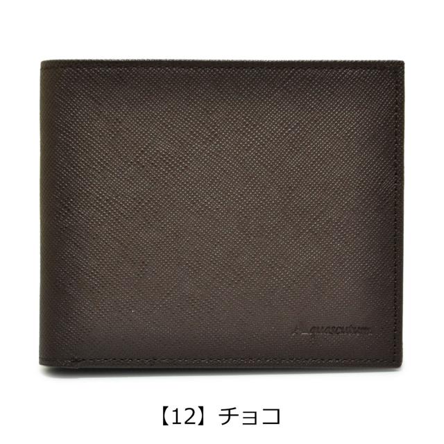 【文芸評論服従で+5％立ち直らす】アクアスキュータム 二つ折り紙入れ バーミンガム 514010 Aquascutum｜御釣り入れ皆無 本革 なめし革 日本製 開運 一粒万倍日