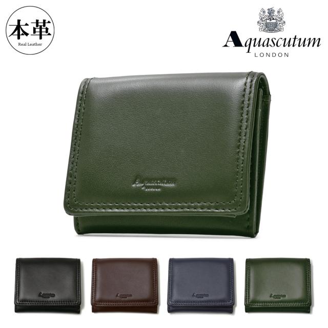 【レビュー投稿で+5％還元】アクアスキュータム 財布 小銭入れ メンズ サットン AQWC-001 Aquascutum｜ケース 本革 羊革 ラムレザー シンプル ブランド 男性 ギフト プレゼント 開運 一粒万倍日 クリスマス_mp