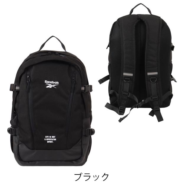 リーボック リュック B4 30L メンズ レディース ARB1174 Reebok バックパック デイパック リュックサック 通学 部活 合宿 スクールバッグ PC収納 撥水加工 軽量 PC収納 タブレット カジュアル_11