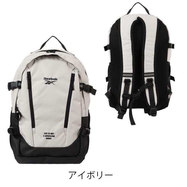 リーボック リュック B4 30L メンズ レディース ARB1174 Reebok バックパック デイパック リュックサック 通学 部活 合宿 スクールバッグ PC収納 撥水加工 軽量 PC収納 タブレット カジュアル_12