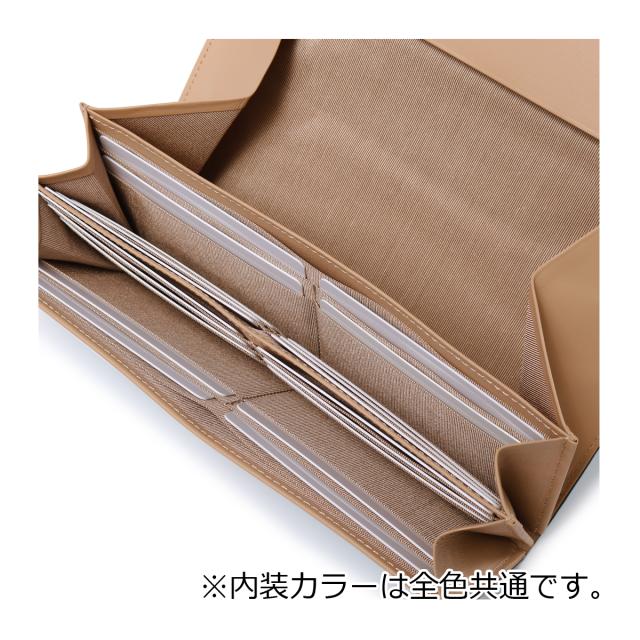 レビュー投稿で+5％還元】アルカン 長財布 かぶせ ギャルソン 本革