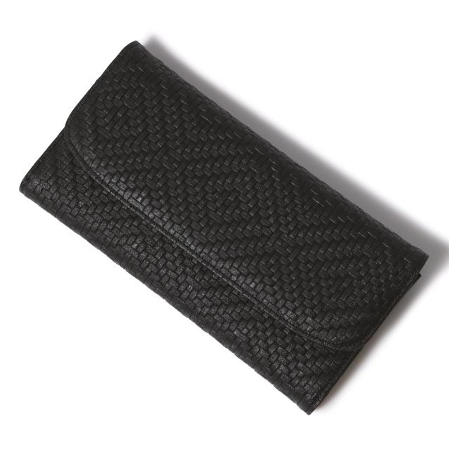 レビュー投稿で+5％還元】アルカン 長財布 かぶせ パネロ レディース