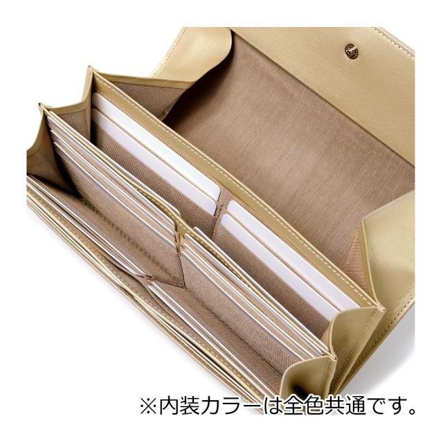 レビュー投稿で+5％還元】アルカン 長財布 かぶせ 本革 レディース