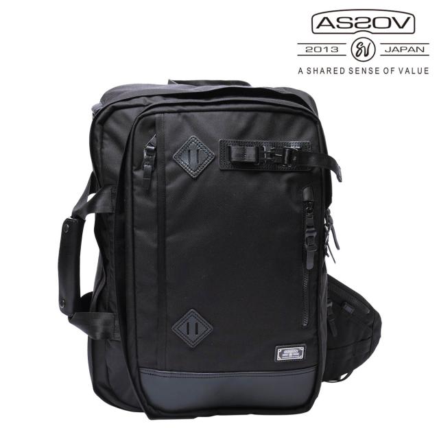 【レビュー投稿で+5％還元】アッソブ リュック バックパック 3WAY メンズ レディース 061300 AS2OV EXCLUSIVE BALLISTIC NYLON A4 ビジネスバッグ 大容量