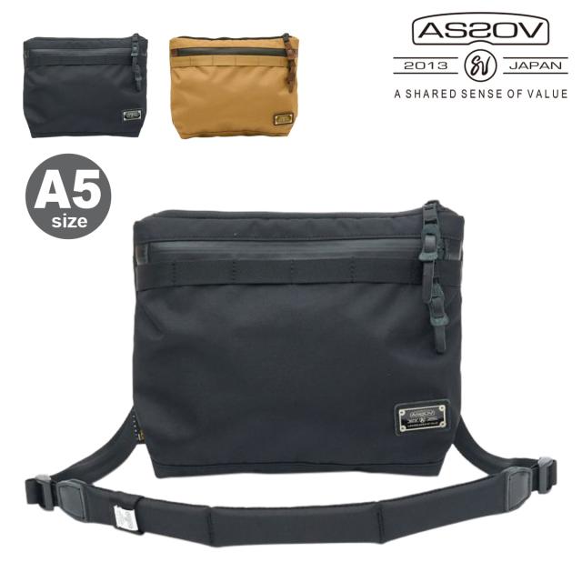 【レビュー投稿で+5％還元】アッソブ ショルダーバッグ コーデュラドビー メンズ レディース 061417 AS2OV CORDURA DOBBY 305D サコッシュ A5 クリスマス_mp クリスマス_wp