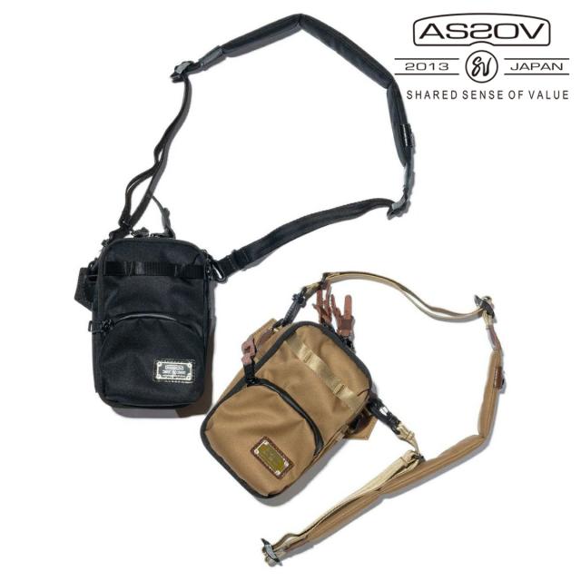 【レビュー投稿で+5％還元】アッソブ ウォレットバッグ ショルダーウォレット コーデュラドビー メンズ レディース 062100 AS2OV CORDURA DOBBY 305D ウォレットバッグ 大容量 クリスマス_mp クリスマス_wp