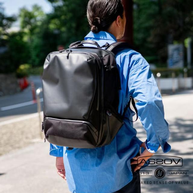 【レビュー投稿で+5％還元】アッソブ リュック レディース AS2OV バックパック 大きめ 通勤 耐水 丈夫 ビジネス 出張 旅行 ブランド PC収納 拡張 充電 B4 25L 30L 15inch BLEISURE BACK PACK M 152551