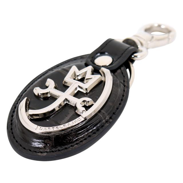 【レビュー投稿で+5％還元】カステルバジャック キーホルダー キーリング 本革 ジプス メンズ 023621 CASTELBAJAC レザー 牛革 メタル箔 ビンテージ風_5