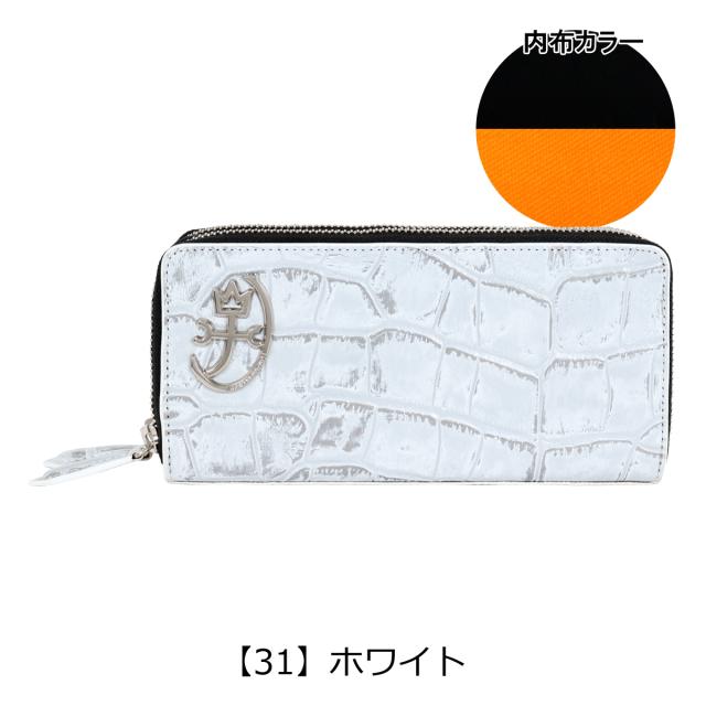 【レビュー投稿で+5％還元】カステルバジャック 長財布 ラウンドファスナー ダブルファスナー 本革 ジプス 023624 CASTELBAJAC ロングウォレット レザー 牛革 メタル箔 ビンテージ風 開運 一粒万倍日_8