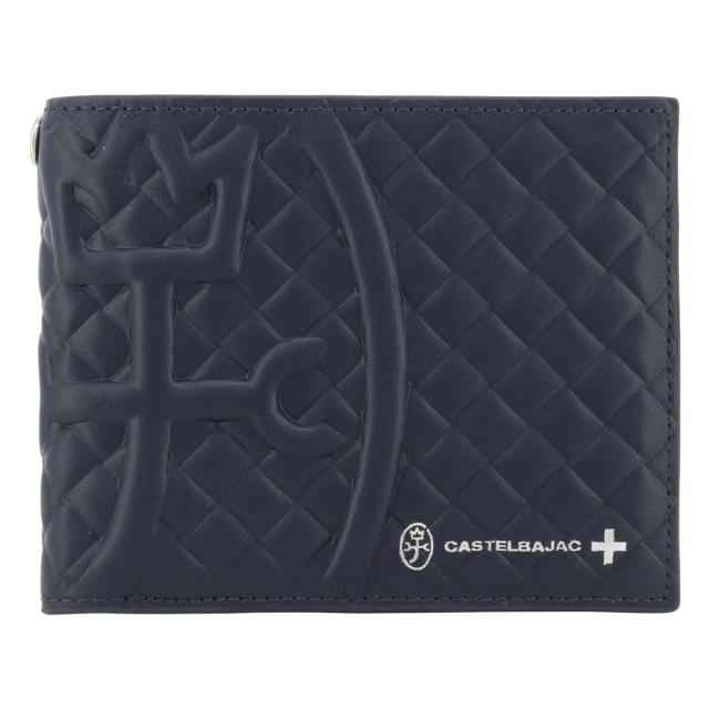 レビュー投稿で+5％還元】カステルバジャック 二つ折り財布 本革