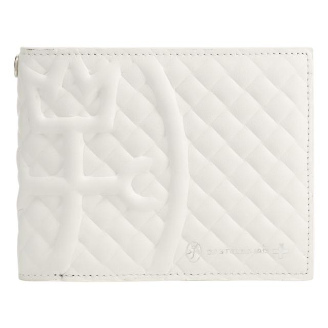 レビュー投稿で+5％還元】カステルバジャック 二つ折り財布 本革