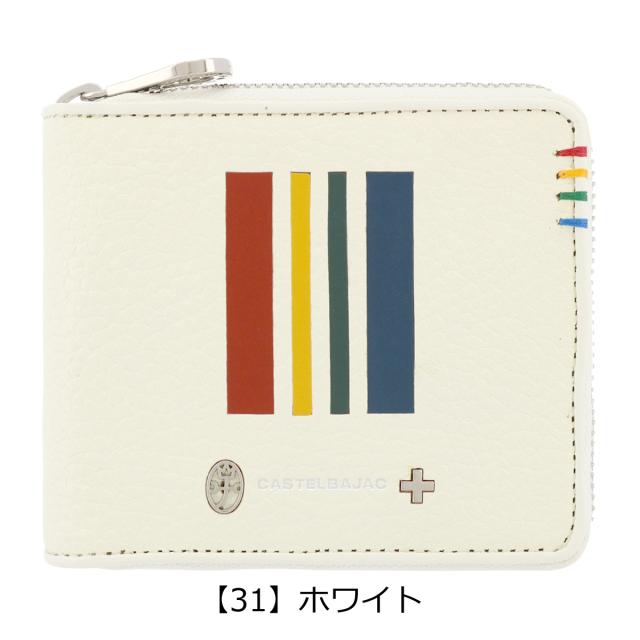 レビュー投稿で+5％還元】カステルバジャック 二つ折り財布 ミニ財布 