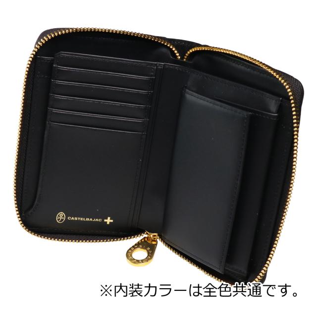 【レビュー投稿で+5％還元】カステルバジャック 財布 二つ折り 二つ折り財布 ラウンドファスナー ミドルウォレット セミ長財布 小銭入れ付き 札入れ 065632 マドレーヌ CASTELBAJAC 天赦日限定 カジュアル 牛革 本革 レザー_11