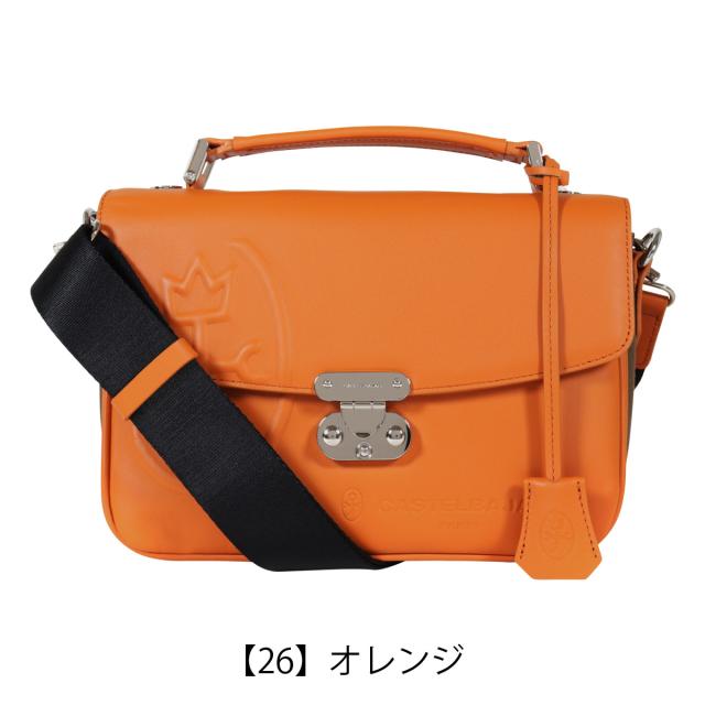 レビュー投稿で+5％還元】カステルバジャック ショルダーバッグ 本革 
