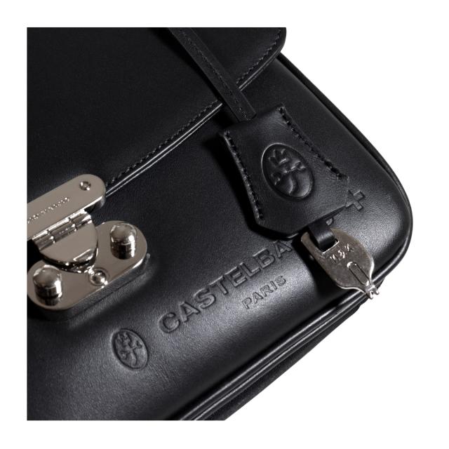 【レビュー投稿で+5％還元】カステルバジャック ショルダーバッグ 本革 レザー トリエII 075203 CASTELBAJAC ミニショルダー ハンドバッグ かぶせ 牛革_6