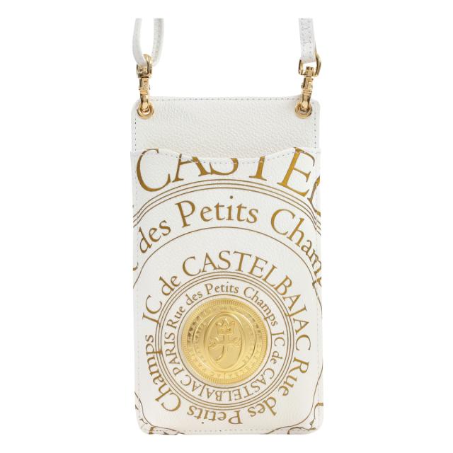 レビュー投稿で+5％還元】カステルバジャック スマホショルダー 本革