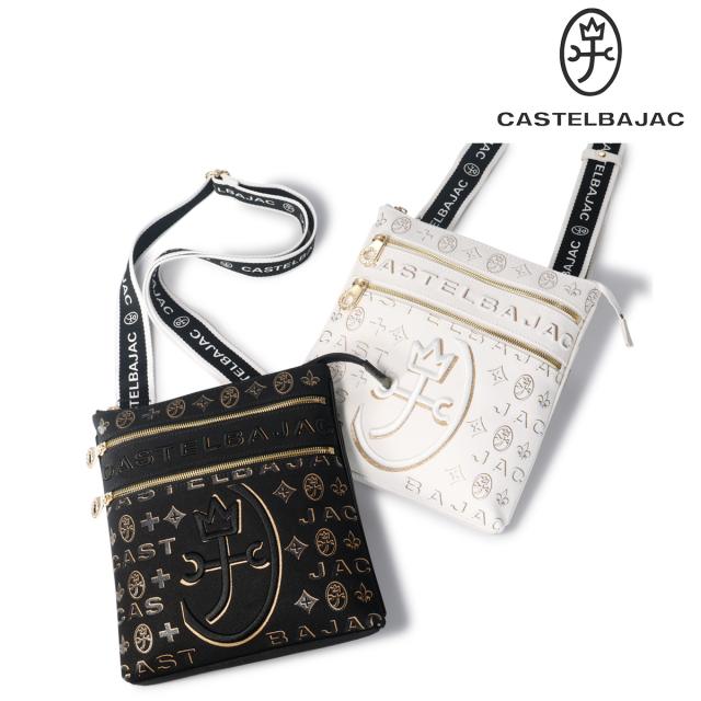 【レビュー投稿で+5％還元】カステルバジャック ショルダーバッグ 薄マチ 089151 シテ CASTELBAJAC 2WAY ラメ カジュアル お出掛け 肩掛け 斜め掛け 旅行