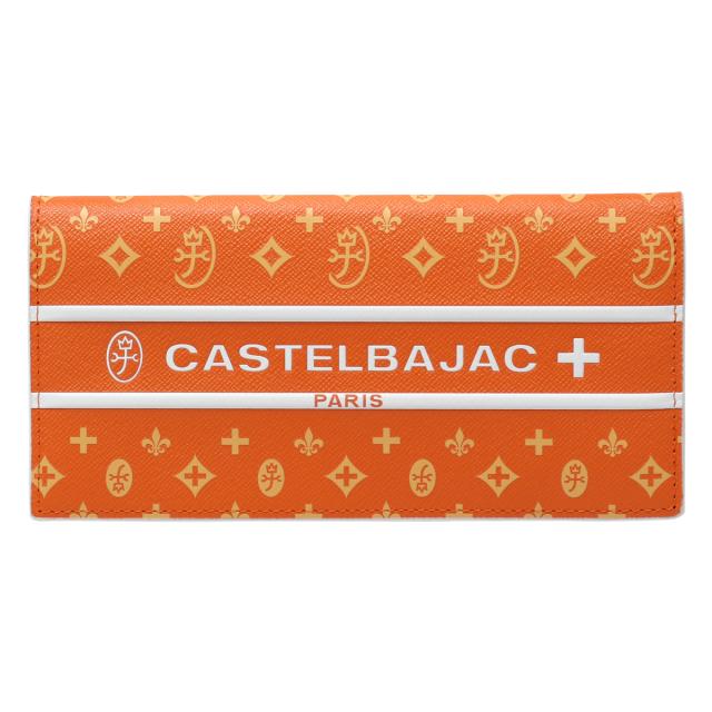 レビュー投稿で+5％還元】カステルバジャック 長財布 かぶせ 本革