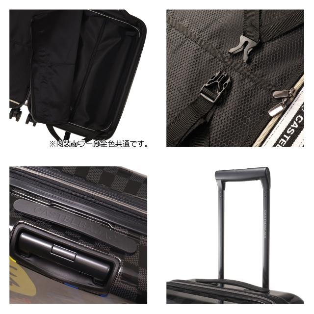 【レビュー投稿で+5％還元】カステルバジャック スーツケース キャリーケース  拡張 エキスパンダブル機能 当社限定 別注 TSAロック 61cm 56L 3.7kg メンズ 345227 345229 CASTELBAJAC カジュアル オフィス ビジネス 旅行 出張 トラベル 仕事 クリスマス_mp