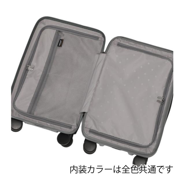 バーマス スーツケース INTER CITY BS 43L 55cm 3.4kg メンズ60555 BERMAS ビジネスキャリー キャリーバッグ 旅行 トラベル エキスパンダブル機能 ストッパー機能 TSAロック搭載 1年保証 機内持ち込み 3〜4泊 フロントオープン 静音キャスター_9