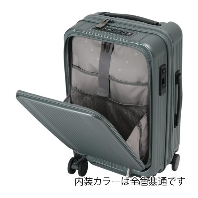 バーマス スーツケース INTER CITY BS 43L 55cm 3.4kg メンズ60555 BERMAS ビジネスキャリー キャリーバッグ 旅行 トラベル エキスパンダブル機能 ストッパー機能 TSAロック搭載 1年保証 機内持ち込み 3〜4泊 フロントオープン 静音キャスター_11