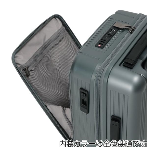バーマス スーツケース INTER CITY BS 43L 55cm 3.4kg メンズ60555 BERMAS ビジネスキャリー キャリーバッグ 旅行 トラベル エキスパンダブル機能 ストッパー機能 TSAロック搭載 1年保証 機内持ち込み 3〜4泊 フロントオープン 静音キャスター_12