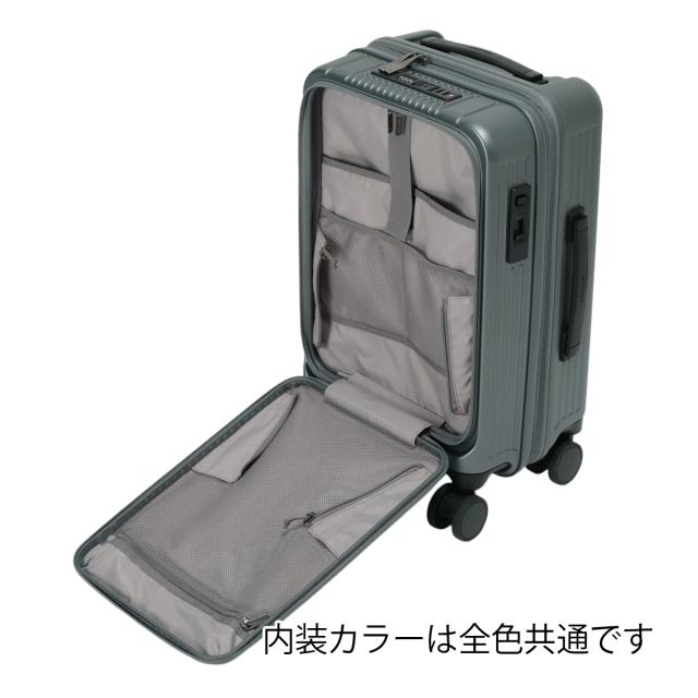 バーマス スーツケース INTER CITY BS 43L 55cm 3.4kg メンズ60555 BERMAS ビジネスキャリー キャリーバッグ 旅行 トラベル エキスパンダブル機能 ストッパー機能 TSAロック搭載 1年保証 機内持ち込み 3〜4泊 フロントオープン 静音キャスター_14