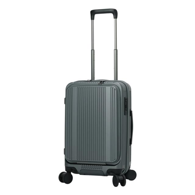 バーマス スーツケース INTER CITY BS 43L 55cm 3.4kg メンズ60555 BERMAS ビジネスキャリー キャリーバッグ 旅行 トラベル エキスパンダブル機能 ストッパー機能 TSAロック搭載 1年保証 機内持ち込み 3〜4泊 フロントオープン 静音キャスター_2