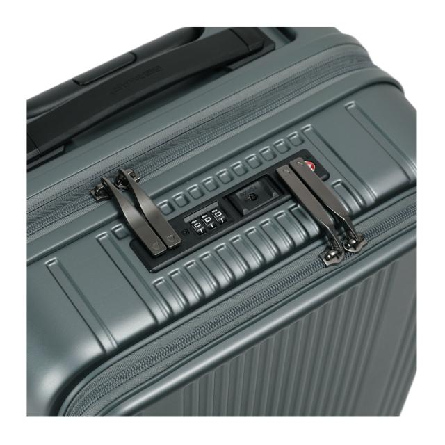 バーマス スーツケース INTER CITY BS 43L 55cm 3.4kg メンズ60555 BERMAS ビジネスキャリー キャリーバッグ 旅行 トラベル エキスパンダブル機能 ストッパー機能 TSAロック搭載 1年保証 機内持ち込み 3〜4泊 フロントオープン 静音キャスター_8