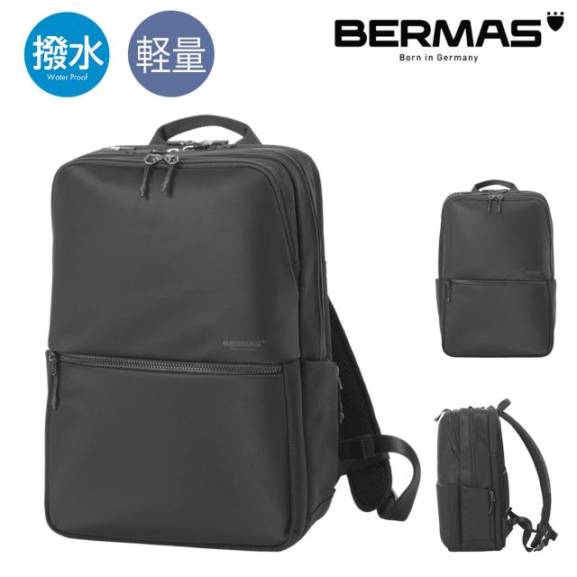 【レビュー投稿で+5％還元】バーマス リュックサック CITYSCAPE メンズ60690 BERMAS ビジネスリュック デイパック A4 13インチ対応 バックパック 軽量 大容量 通勤 撥水 キャリーセットアップ