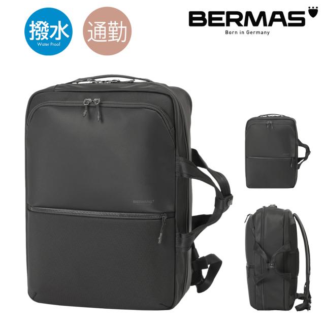 バーマス リュックサック トートバッグ 2WAY CITYSCAPE メンズ60694 BERMAS ビジネスリュック A4 15インチ対応 ブリーフケース デイパック バックパック 大容量 通勤 撥水 キャリーセットアップ