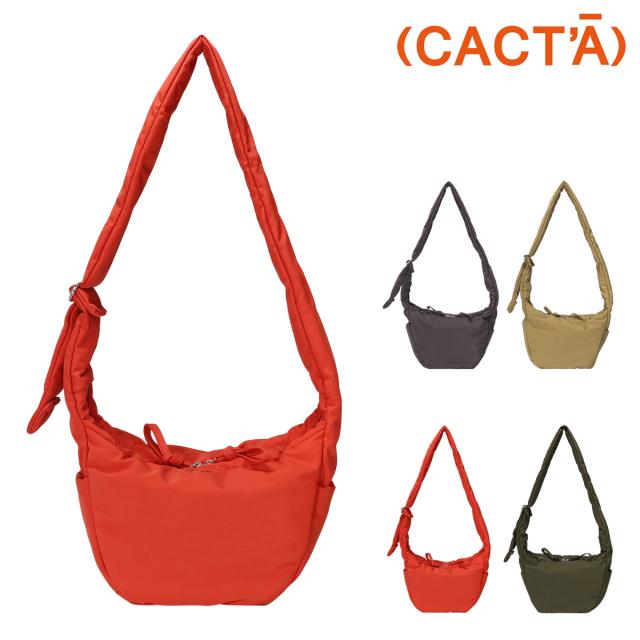 【レビュー投稿で+5％還元】カクタ ショルダーバッグ メンズ レディース CACTA-1063 CACT'A 肩負担軽減 軽量 大容量 ハーフムーンショルダーバッグ クリスマス_mp クリスマス_wp