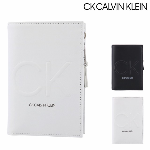 【1000円クーポン配布中】シーケー カルバンクライン 二つ折り財布 メンズ 本革 ロゴス 816654 CK CALVIN KLEIN セミ長財布  牛革 レザー｜au PAY マーケット