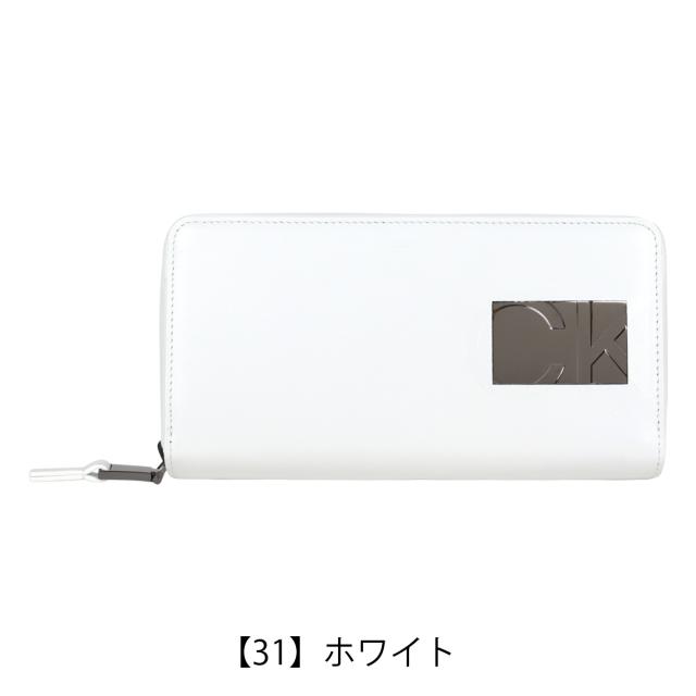 CK カルバンクライン 定価2,4万 牛革 スマホショルダー ホワイト 