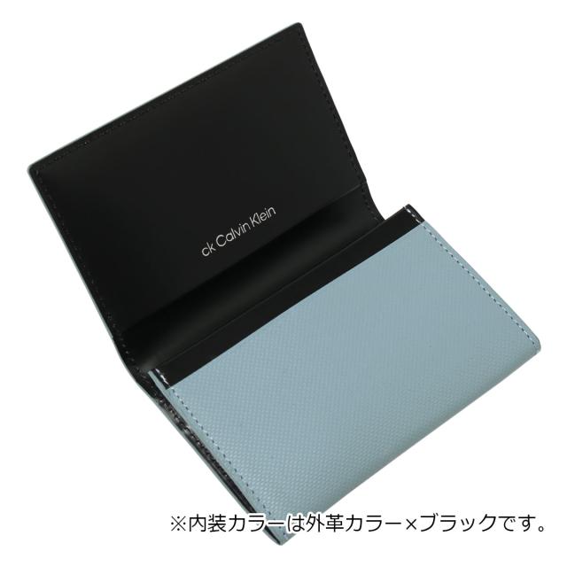 レビュー投稿で+5％還元】シーケー カルバンクライン 名刺入れ 本革
