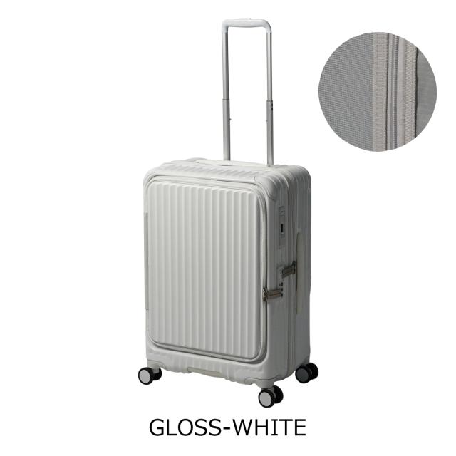 【レビュー投稿で+5％還元】カーゴ スーツケース 60L 58.5cm 3.9kg エアレイヤー CAT648LY CARGO AiR LAYER｜ハード ファスナー キャリーバッグ キャリーケース ビジネスキャリー フロントオープン ストッパー付き 静音 TSAロック搭載 HINOMOTO sh_of agesugi_sfa