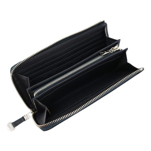 レビュー投稿で+5％還元】コムサ 長財布 L字ファスナー 本革 レディース