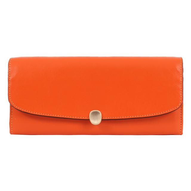 レビュー投稿で+5％還元】コムサ 長財布 かぶせ 本革 レディース