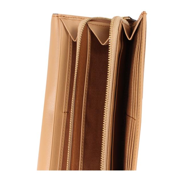 レビュー投稿で+5％還元】コムサ 長財布 かぶせ 本革 レディース