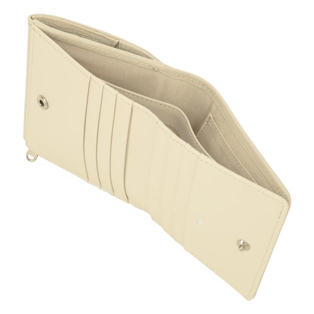 レビュー投稿で+5％還元】コムサ 二つ折り財布 折り財布 二つ折り ミニ