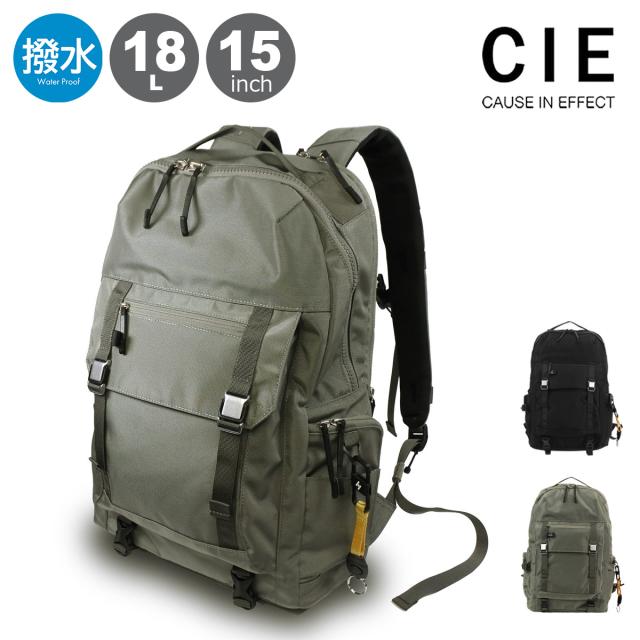 【レビュー投稿で+5％還元】シー リュック バックパック デイパック リュックサック 撥水 18L メンズ レディース 202400 ABLE BACKPACK CIE カジュアル スポーツ お出掛け 通勤 通学 クリスマス_mp クリスマス_wp