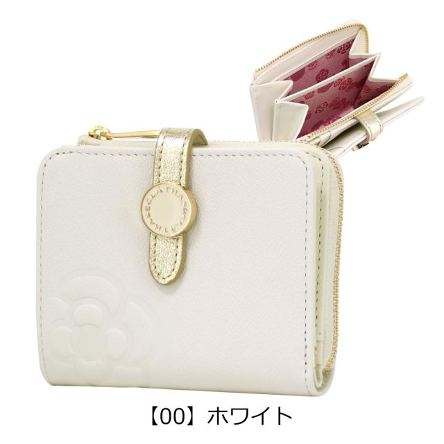 レビュー投稿で+5％還元】クレイサス 二つ折り財布 レディース 本革