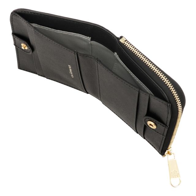 レビュー投稿で+5％還元】クレイサス 二つ折り財布 L字ファスナー 本革