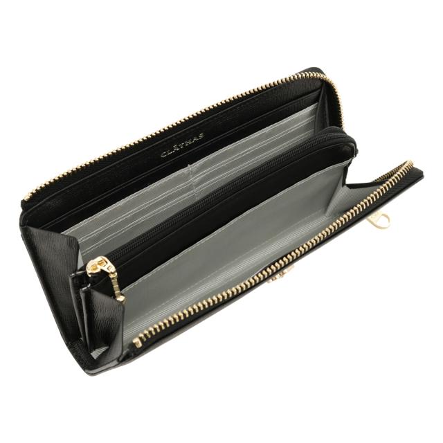 【レビュー投稿で+5％還元】クレイサス 長財布 L字ファスナー 本革 レディース レミー 190144 CLATHAS | 牛革 レザー カメリア_4